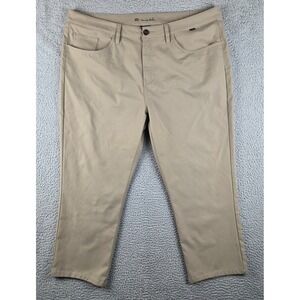 Travis Mathew Pants Mens 42 (42x26) Tan Performance Chino Sport Golf‎